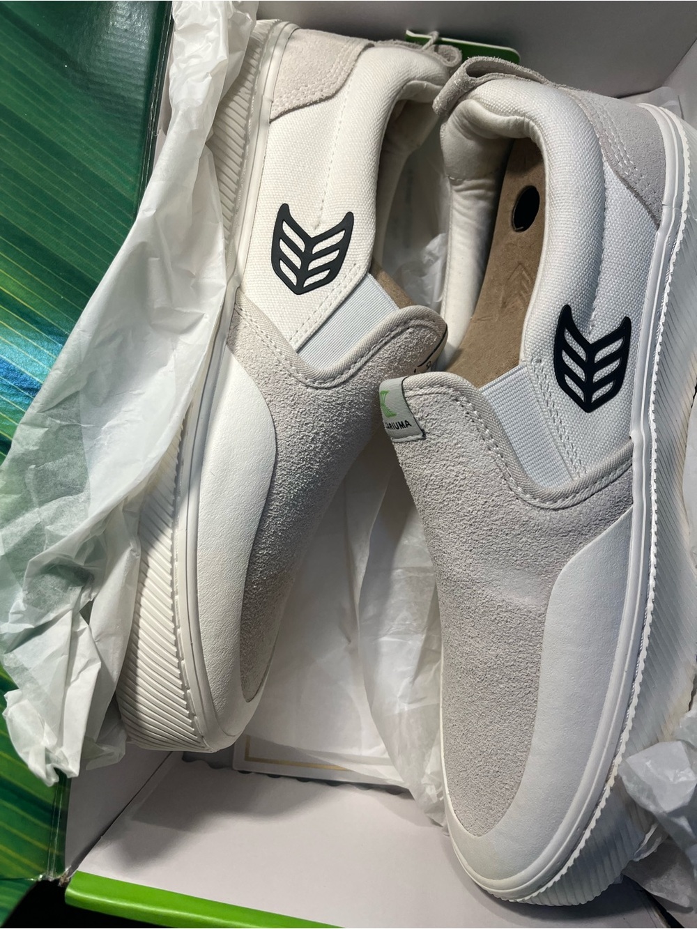 Cariuma pro skate off-white canvas vintage white suede US men 8/ women 9.5 - Picture 3 of 7